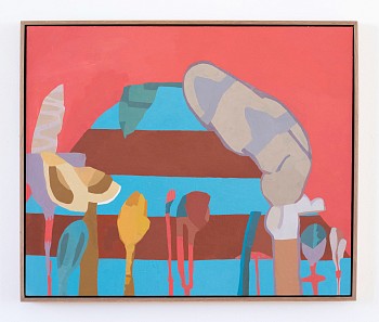 Work:&nbsp;Metronome, 2026 oil on panel 30 x 36 inches JWH185
