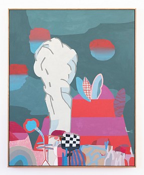 Work:&nbsp;Fomenta, 2026 oil on canvas 60 x 48 inches JWH176