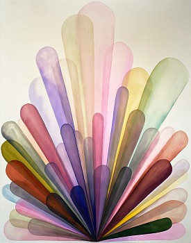 Lourdes Sanchez -&nbsp;Earth Radiant, 2026 ink, watercolor and pencil on paper 55 x 43 inches sanch1088