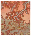 Maysey Craddock, Broken River
2026, gouache, flashe, and thread on found paper