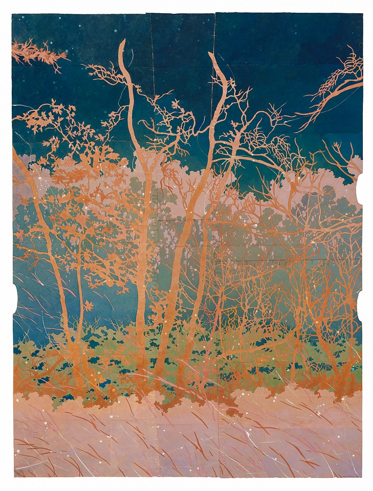 Maysey Craddock
Cloud becomes Sea, 2026
CRADD136
gouache, flashe, and thread on found paper, 47 3/4 x 36 inches / 52 1/4 x 40 1/2 inches framed